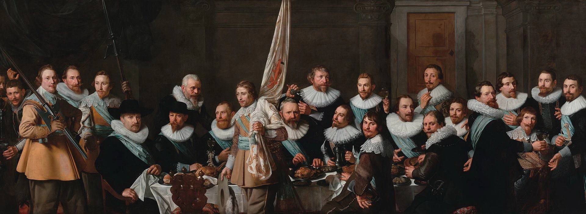 Guardie civiche della compagnia del capitano Jacob Backer (1572 - 1643) e del tenente Jacob Rogh (1586, 1670), Amsterdam Museum